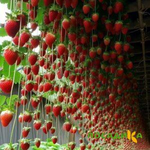 Клубника ампельная Анастасия купить по цене от 370р. в интернет-магазине «Посадика» с доставкой почтой в в Тольятти и по всей России – [изображение №1].